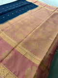 Semi Mysore Crape Silk saree-JU19