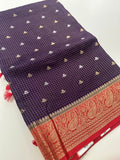 Viscose Banarasi saree-M27