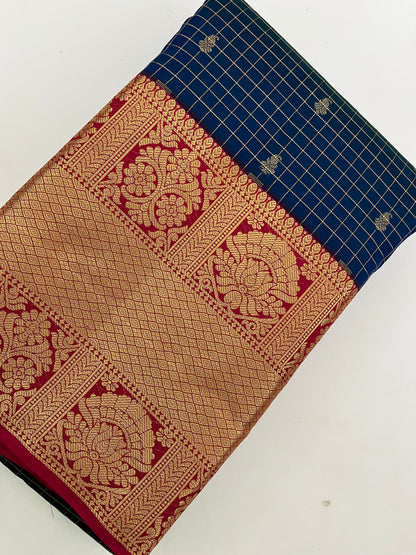 Jun24 Pure Silk Mix Kanchi Saree