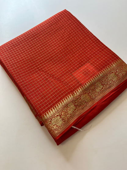 Banarasi Crape Checks