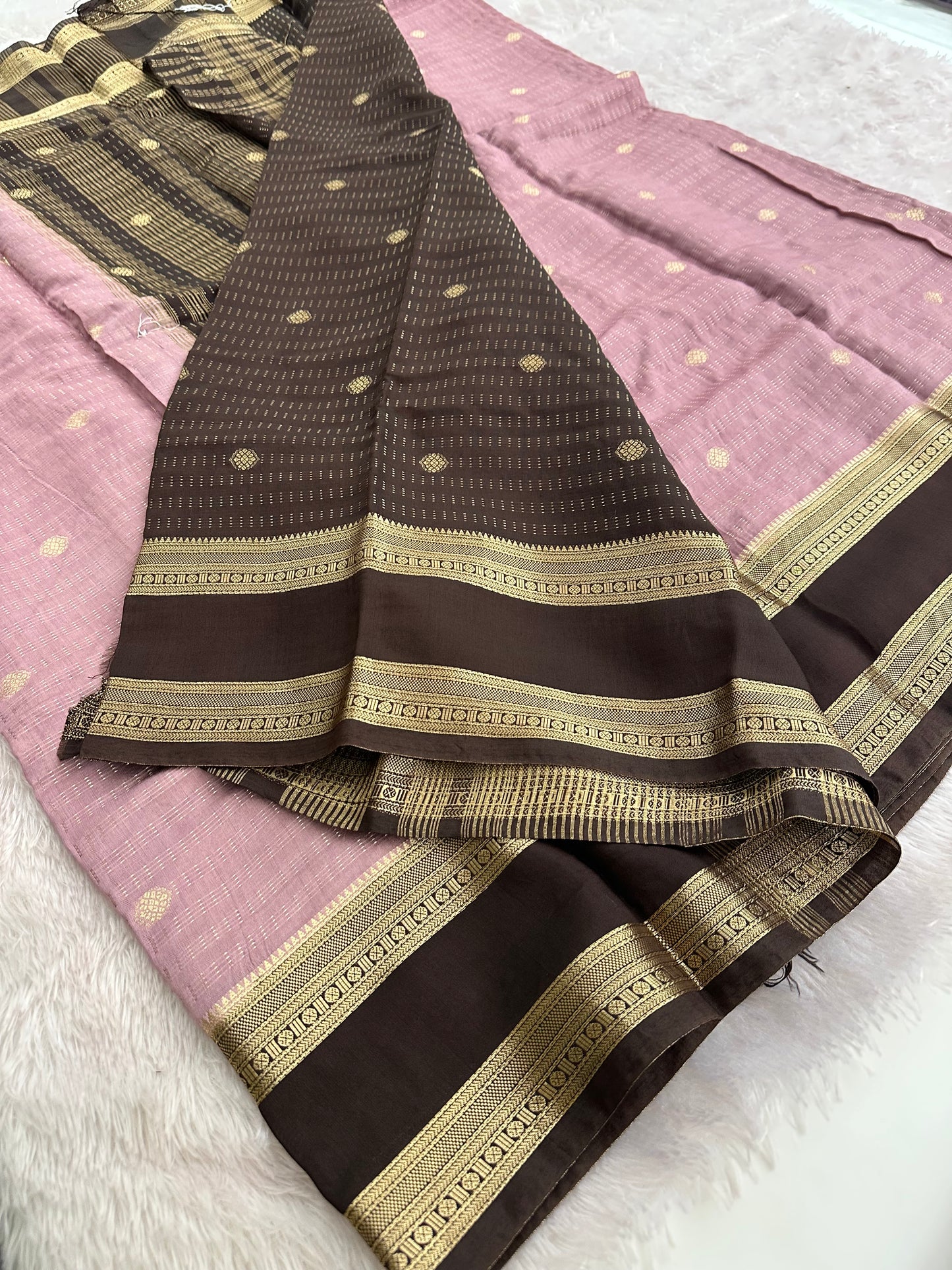 Soft Cotton Fancy Saree-M25