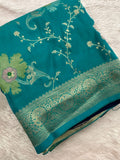 Banarasi Fancy Crape Saree -M19
