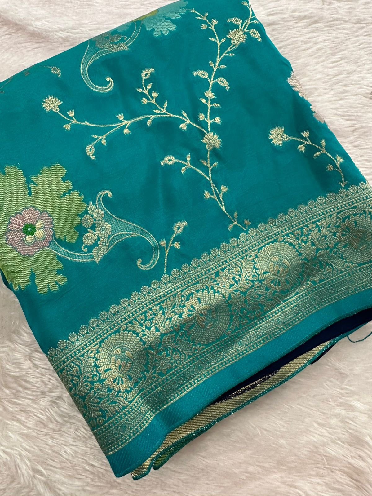 Banarasi Fancy Crape Saree -M19