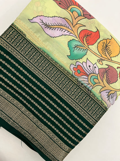 Ju10 Printed Semi Mysore Silk
