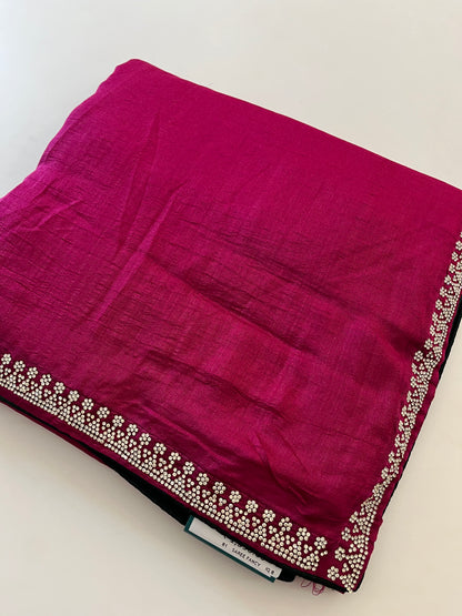 Stone work fancy saree