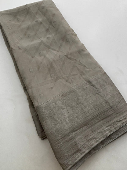 Premium Laser Chiffon Saree-M15