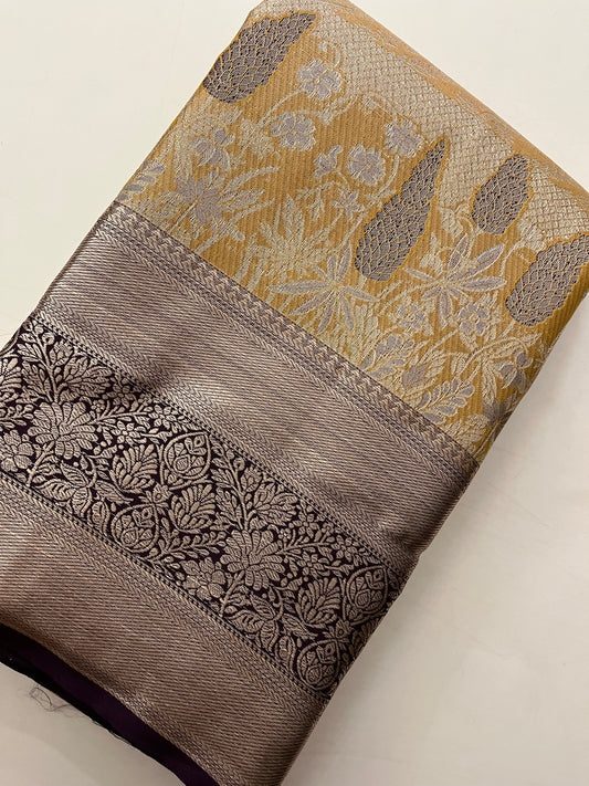 Tissue kanchi semi silk