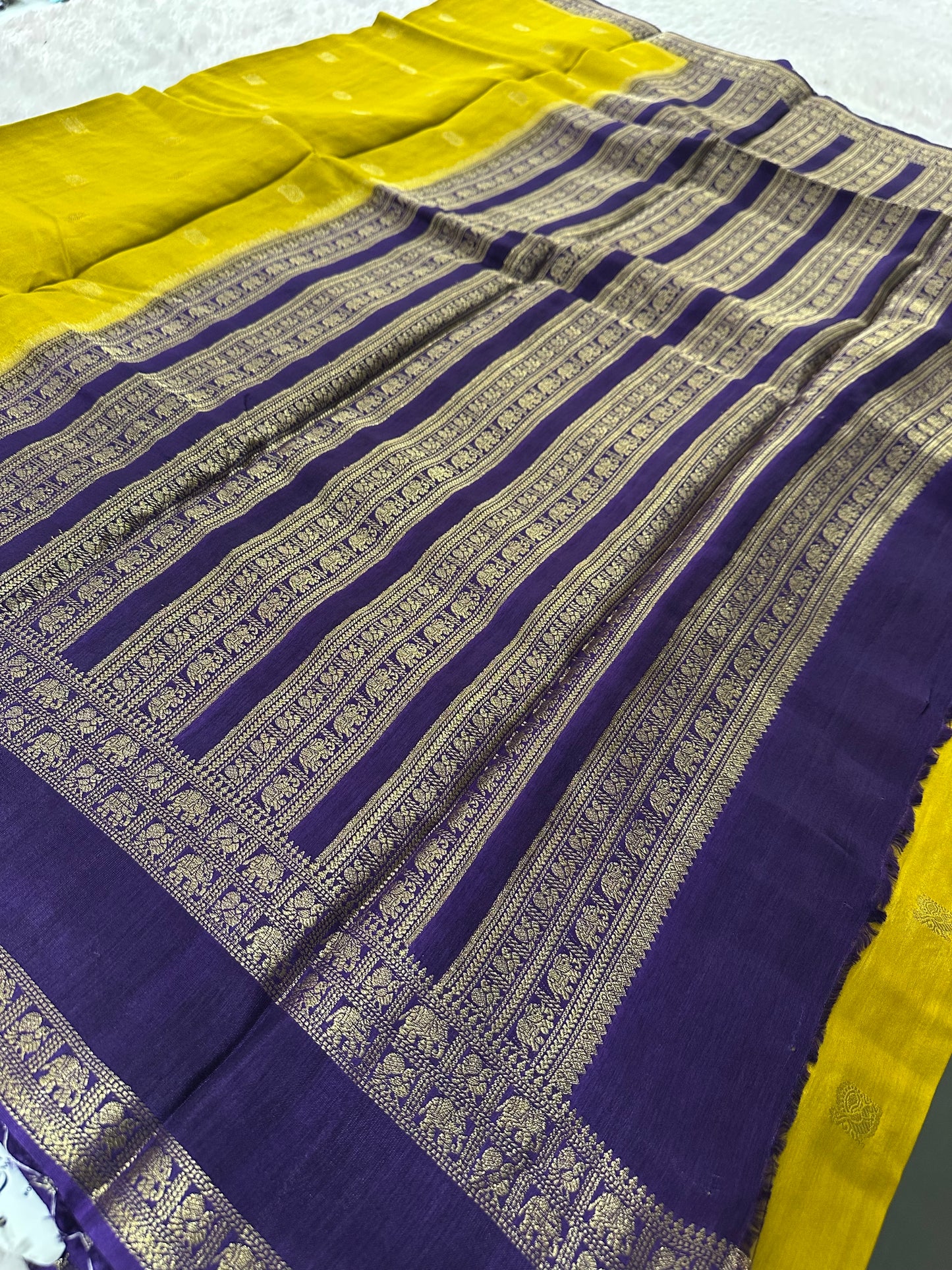 Tussar Viscose Fancy Saree-M19