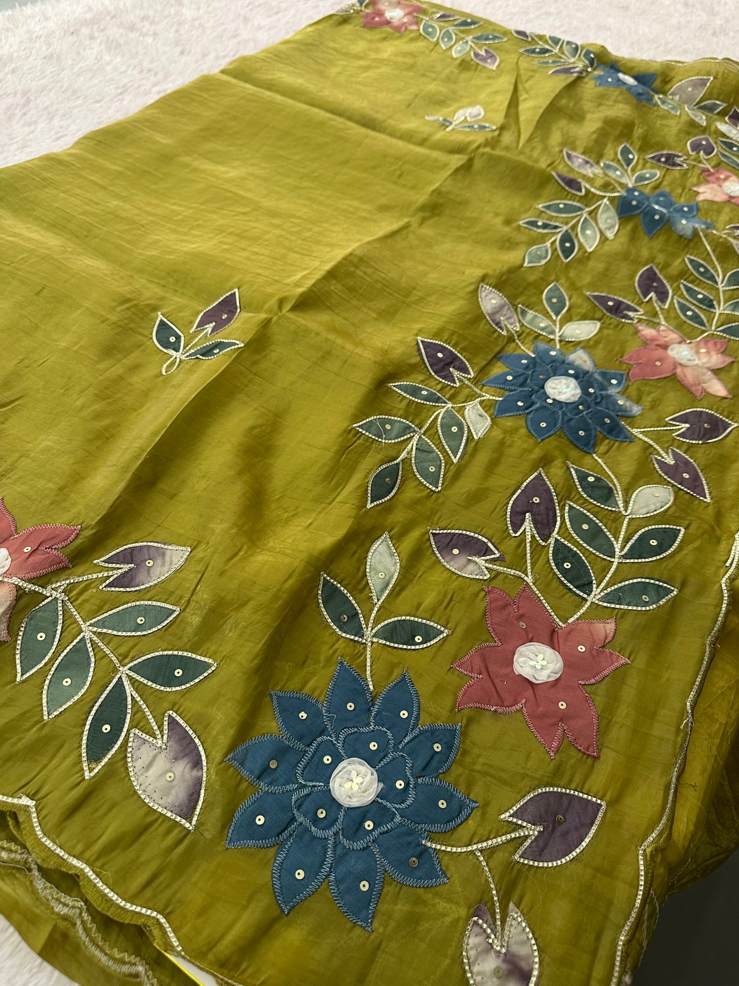 Designer Organza Saree-M16