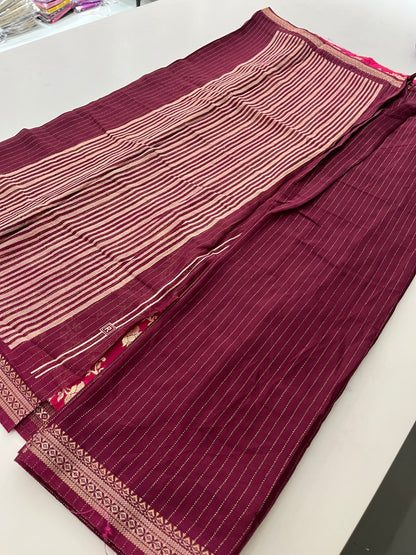 Tussar Zari Lines