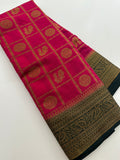 New collection in South Cotton Silk sarees for Varmahalaxmi with contrast matching blouse piece🌹-AU3