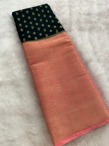 Brocade Banarsi Soft Silk-A15