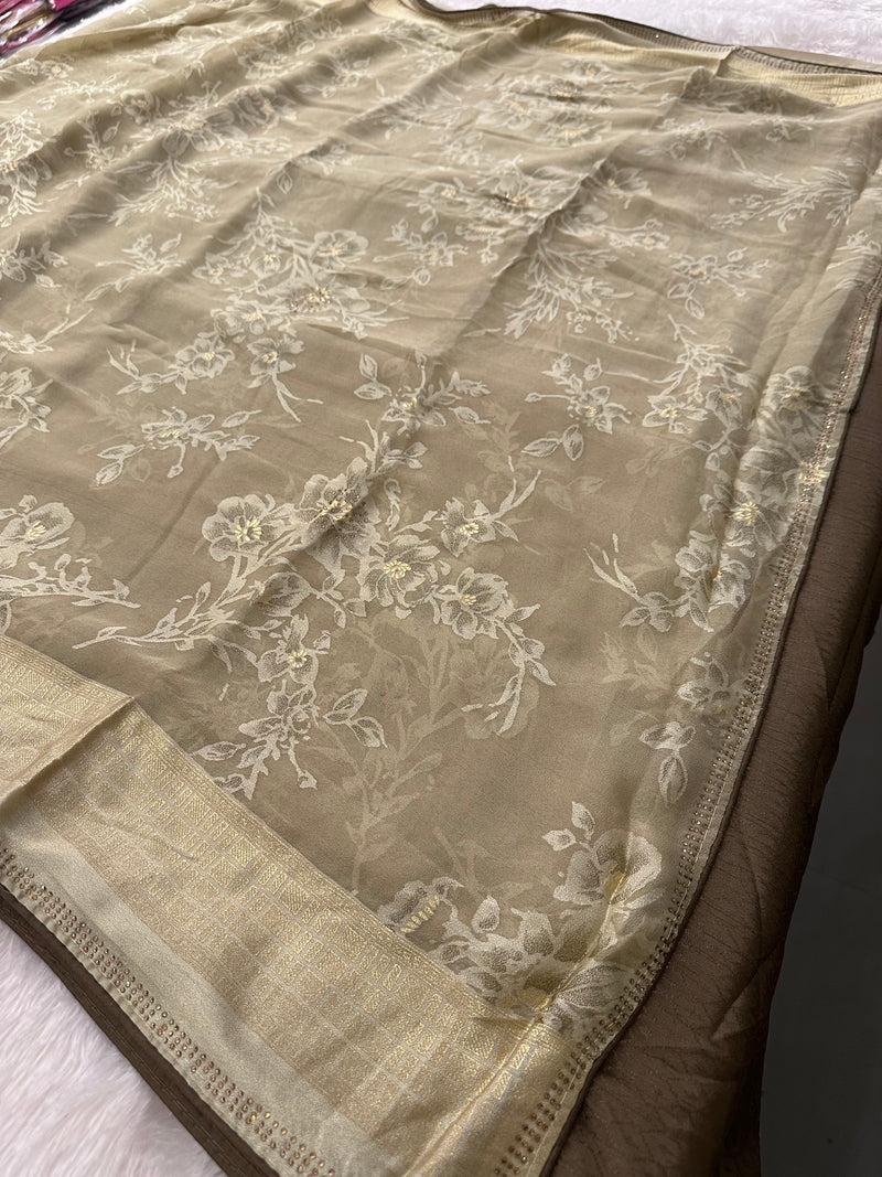 Brosso Fancy Saree New-JU3