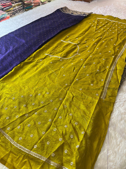 Scallop borde Fancy saree