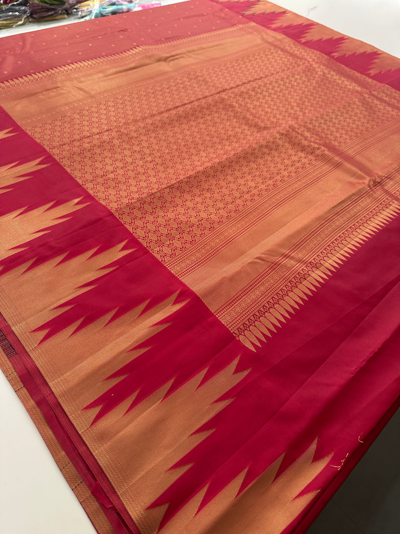 Kanchi Semi Silk Tissue Brocade-JU10