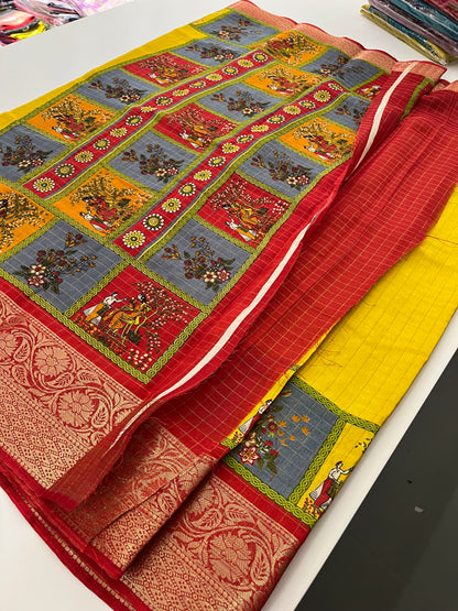 181 ✨✨PRINTED PAITHANI CHIFFON ✨✨