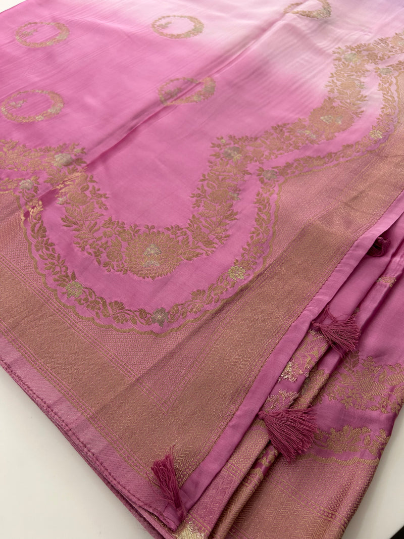 Satin Crepe Banarsi Designer -JU29