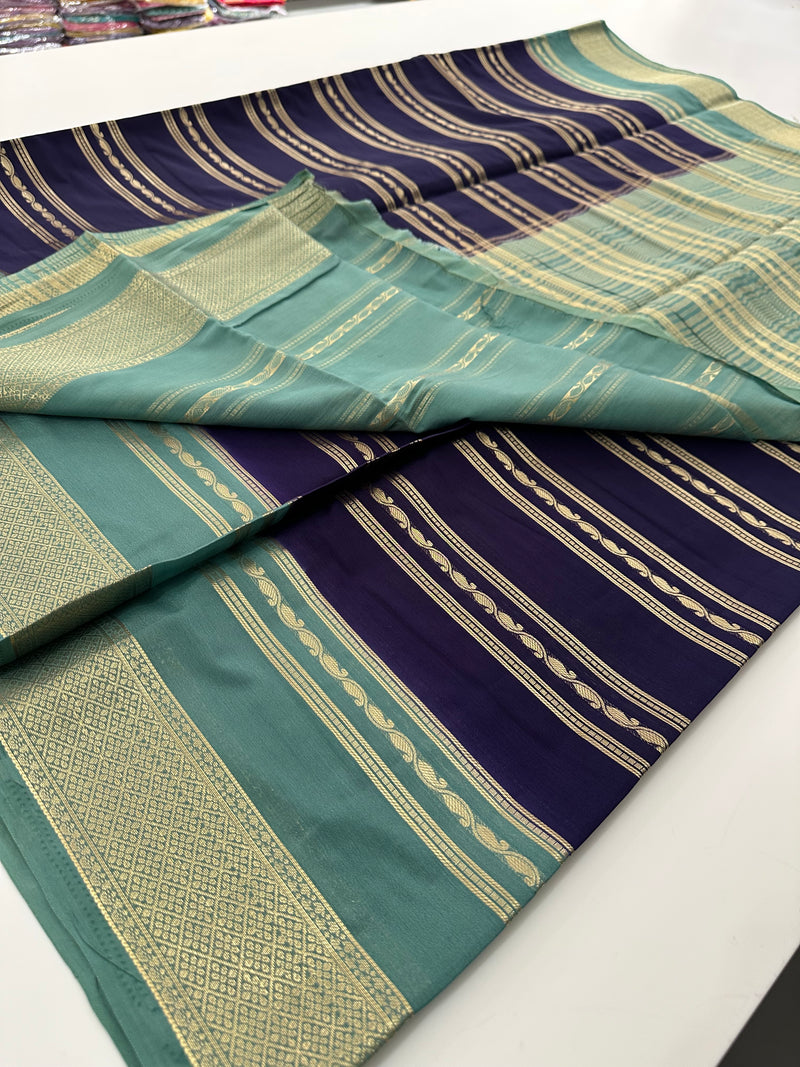 Semi Crepe Fancy Sarees🌹AU18