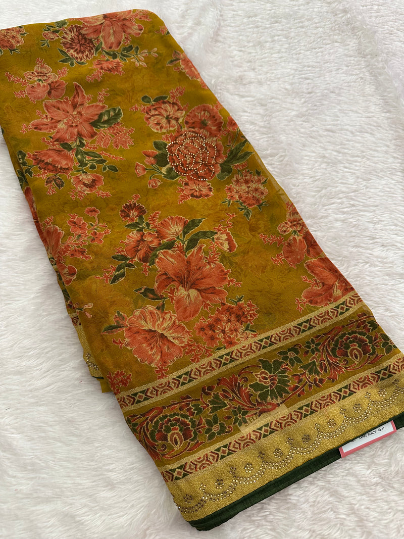 Brosso Fancy Saree New-JU10