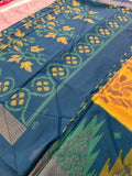 Ikkat Print Crape Chiffon-M26