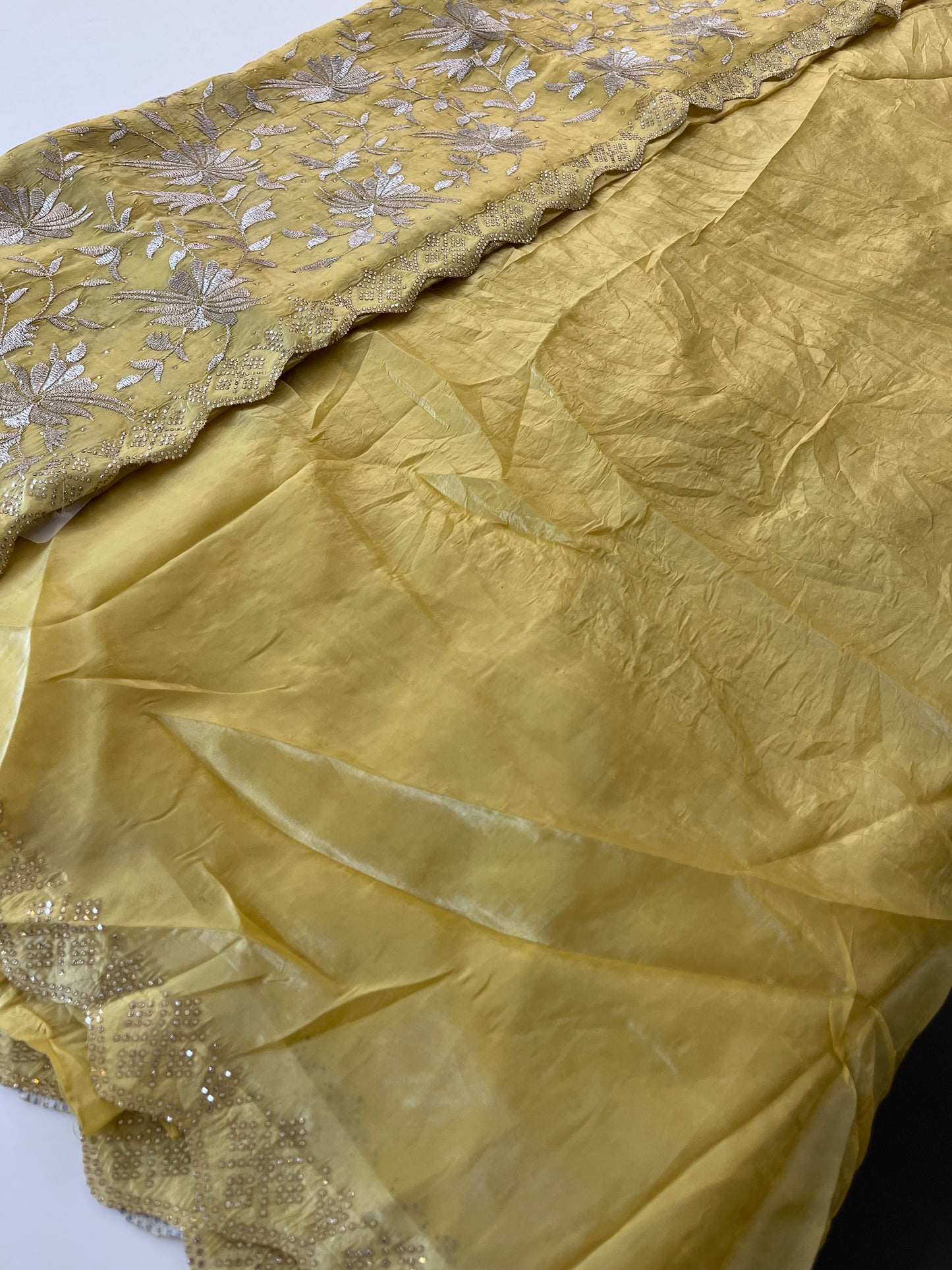 Embroidery work fancy saree