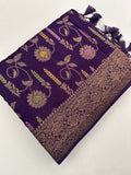 Premium Jute Tussar Fancy Saree-J9