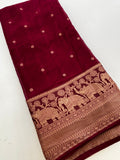 Premium Laser Chiffon Saree-M15