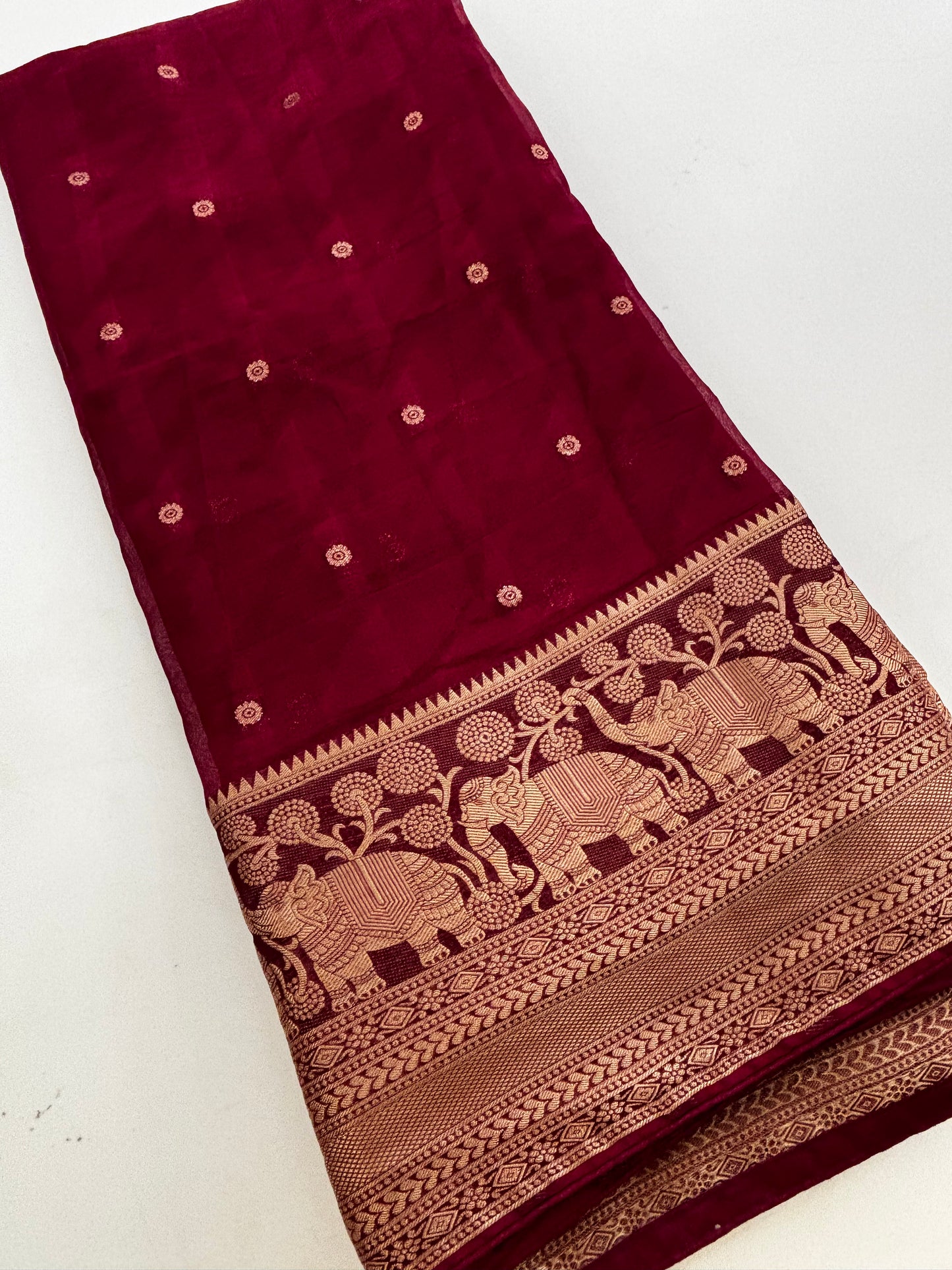 Premium Laser Chiffon Saree-M15