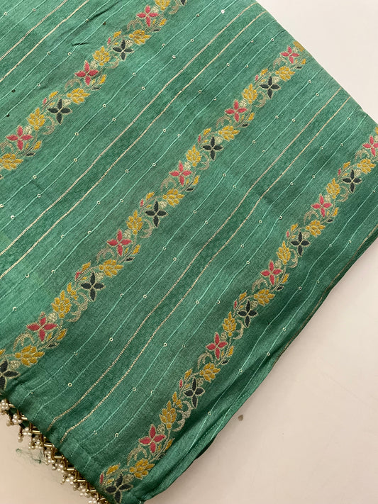 Designer Cut Dana Embroidery Stripes