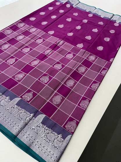 Semi Kanchi  Silk Saree