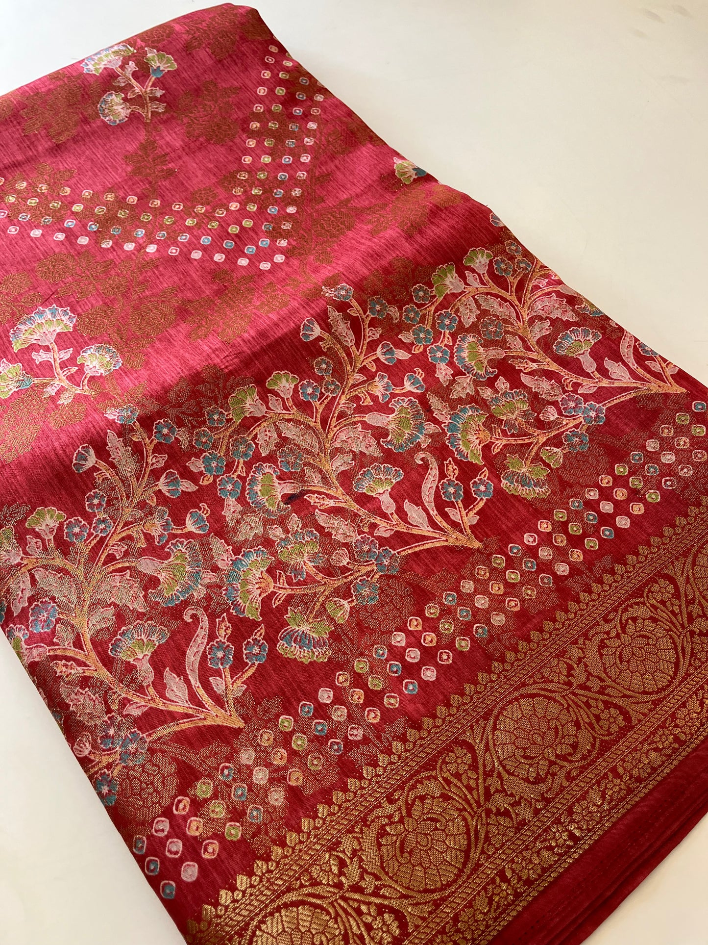 Tussar Printed Fancy
