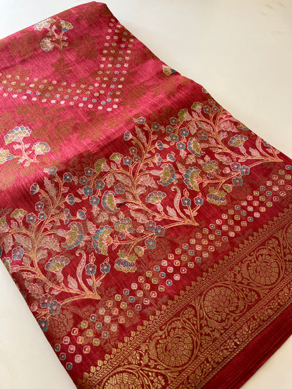 Tussar Printed Fancy