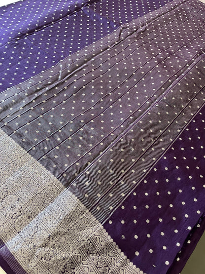 Silver Butties Banarasi Viscose