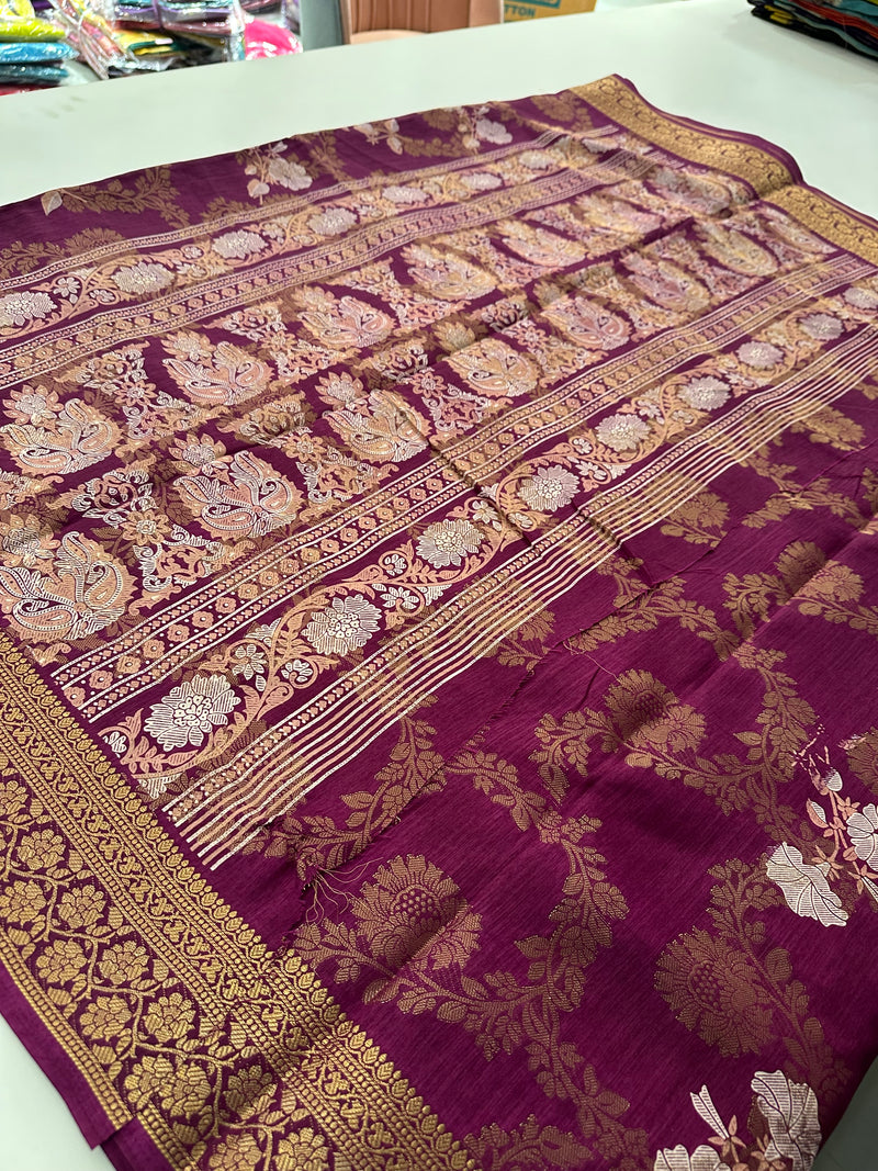 Tussar Fancy New Prints-J18