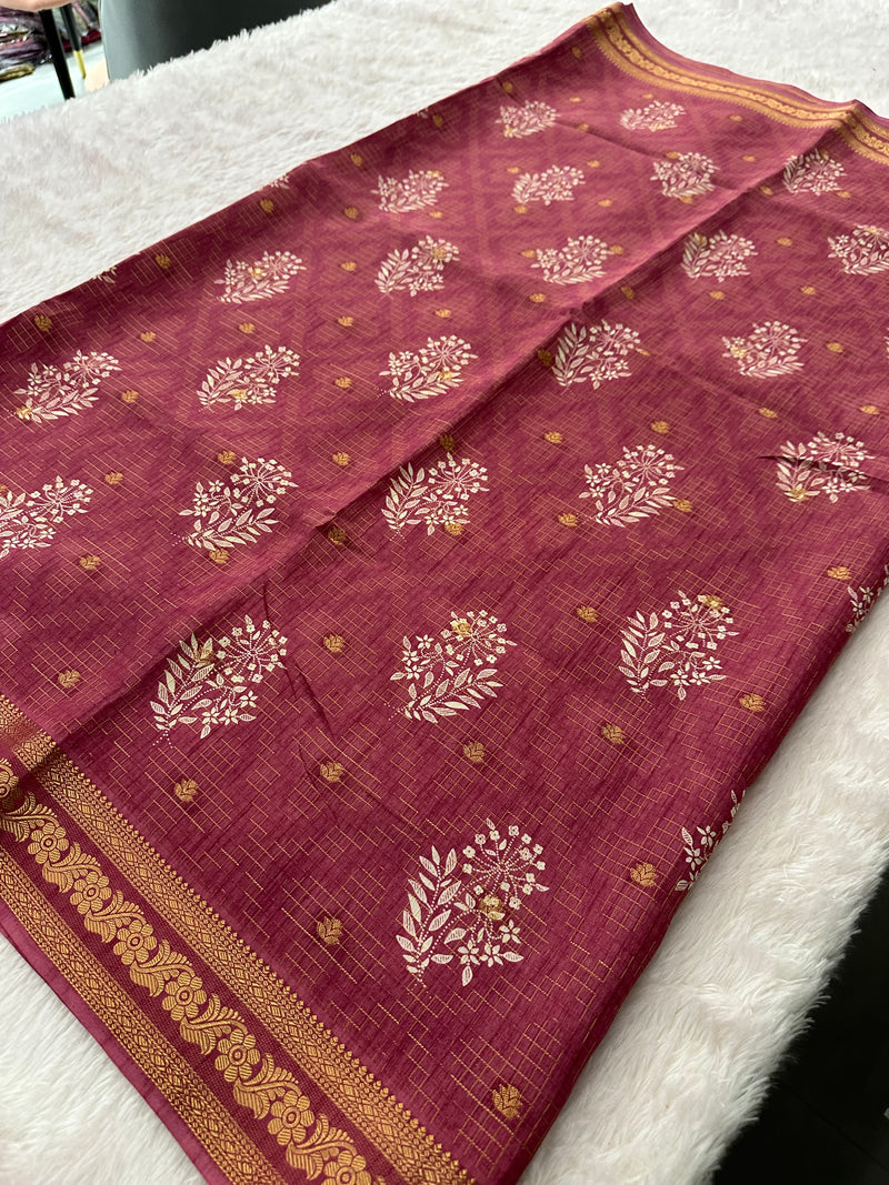 Tussar Chiffon-J6