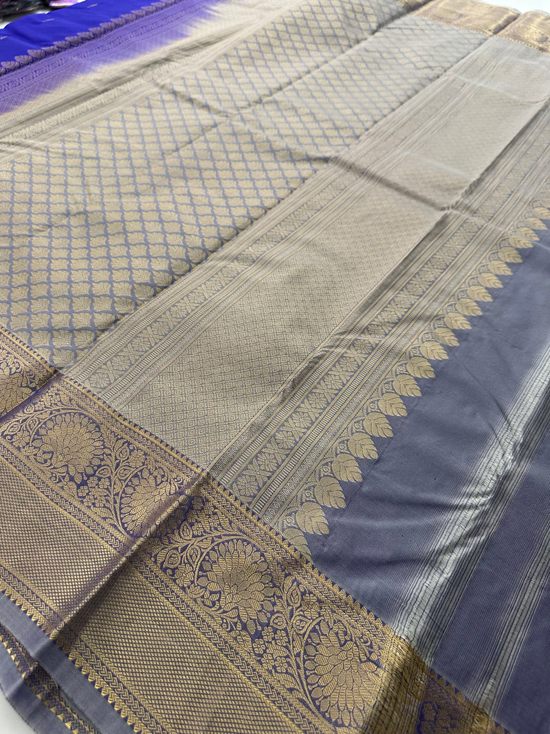 Semi Kanchi Silk Saree-J22