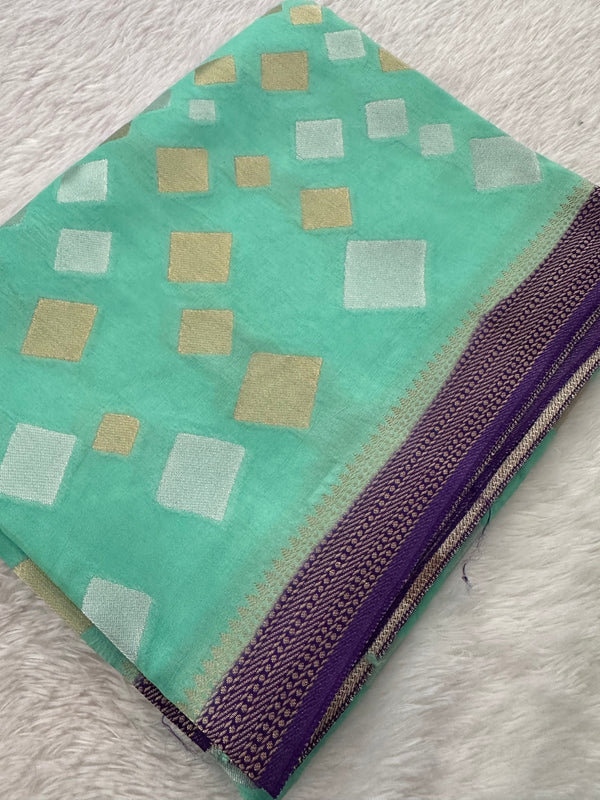 Banarsi Viscose Fancy Saree-JU13