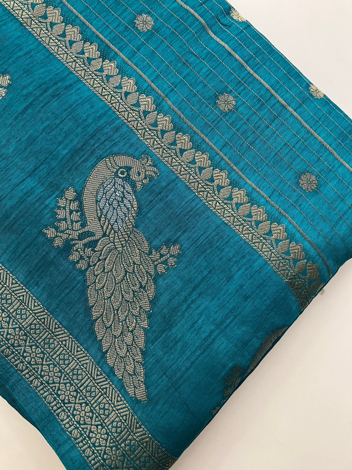 Tussar Chiffon Saree