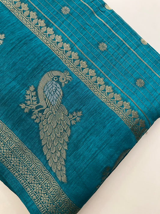 Tussar Chiffon Saree