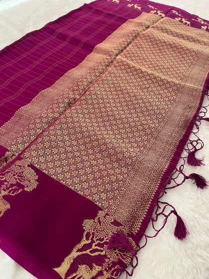 Banarsi Crape Silk-M9
