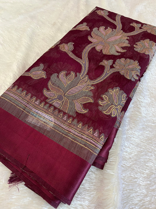 Linen chiffon