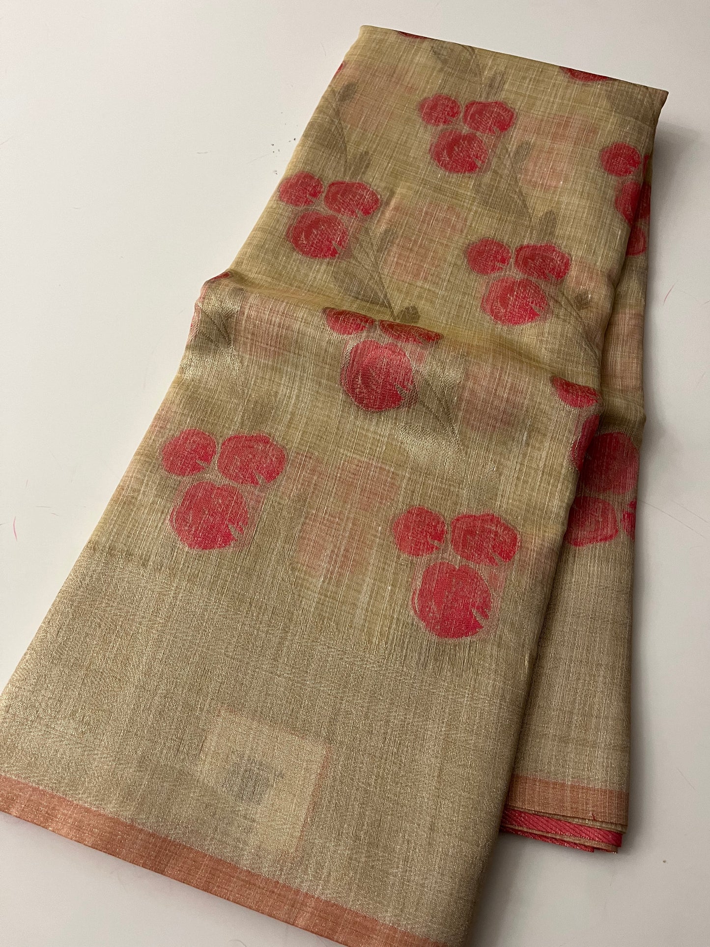 199 SOFT TUSSAR COTTON FLORAL