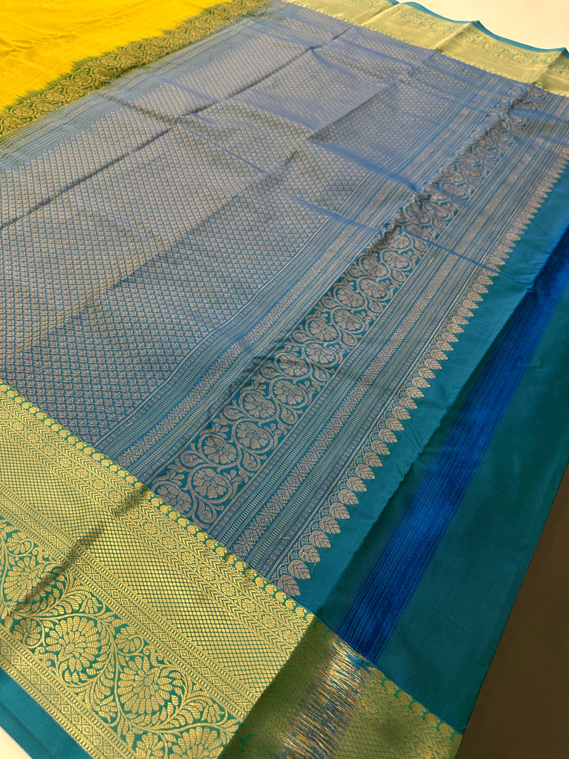 Semi Kanchi Silk Saree-J30