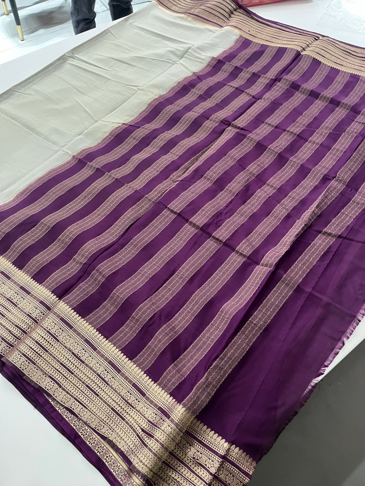 89 PREMIUM SEMI CRAPE MYSORE SILK SAREES