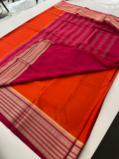 89 PREMIUM SEMI CRAPE MYSORE SILK SAREES