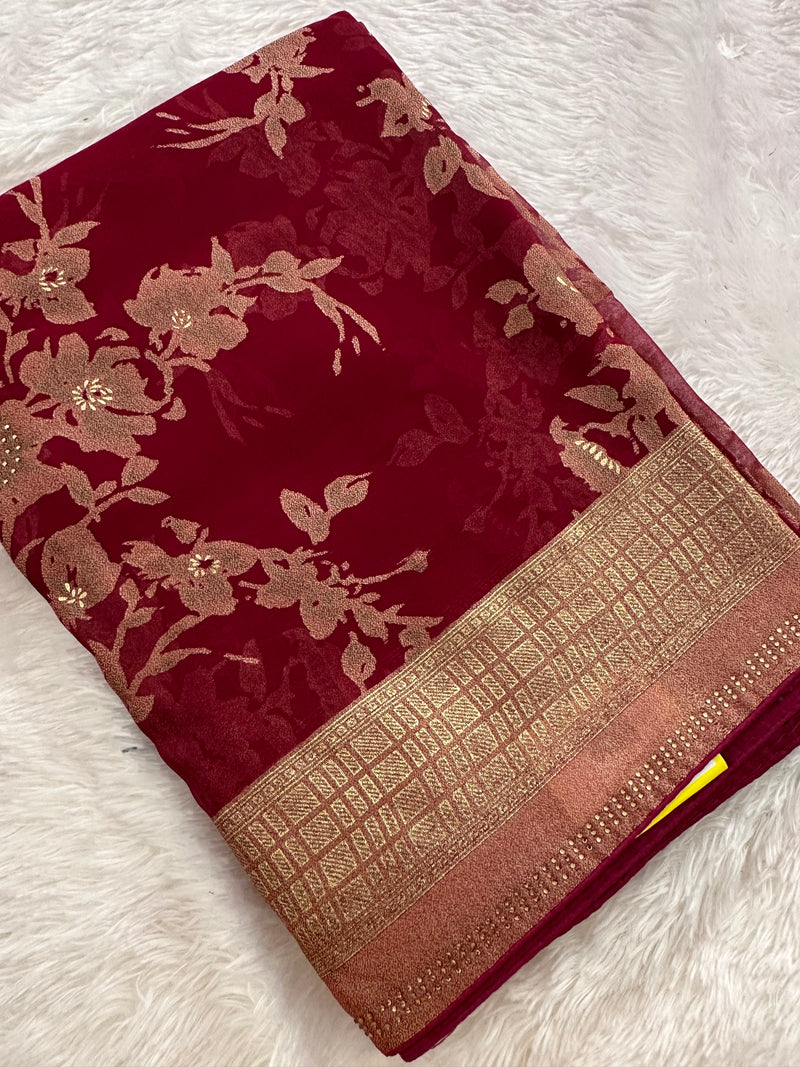 Brosso Fancy Saree New-JU3