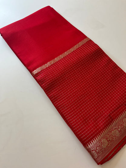 Banarasi Crape Checks