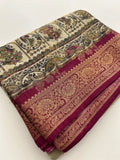 Tussar Fancy Printed -JU30
