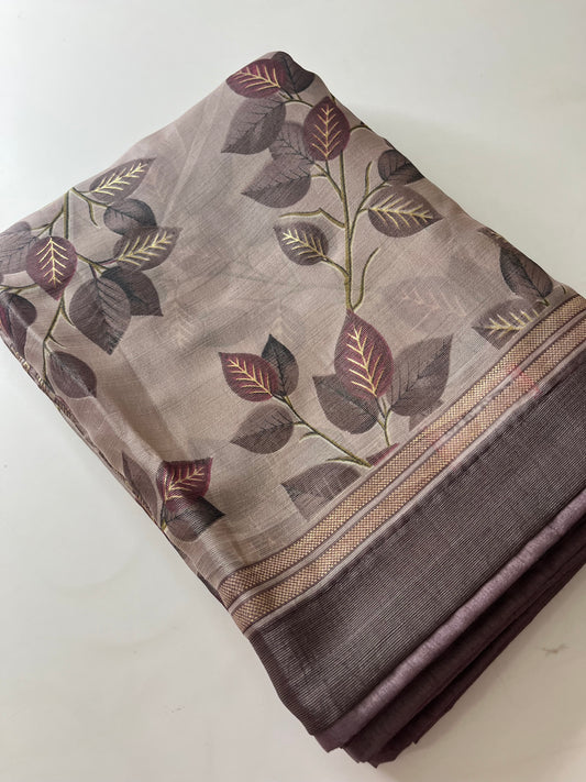 Printed Brosso Saree