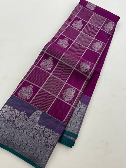 Semi Kanchi  Silk Saree